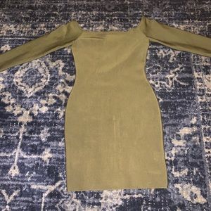 NWOT Hot Miami Styles Tight Green Sexy Mini Dress